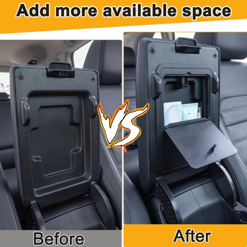 PIMCAR 3-Piece Center Console Organizer Set for 2023-2025 Honda CR-V & CR-V Hybrid - Custom Fit Armrest Tray, Console Tray and Hidden Storage Box, Durable ABS Car Accessories - Image 3